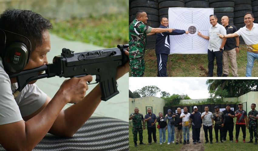 Guna Tingkatkan Sinergi dan Profesionalisme Forkopimda, Kapolres Padangsidimpuan Latihan Menembak Bersama.
