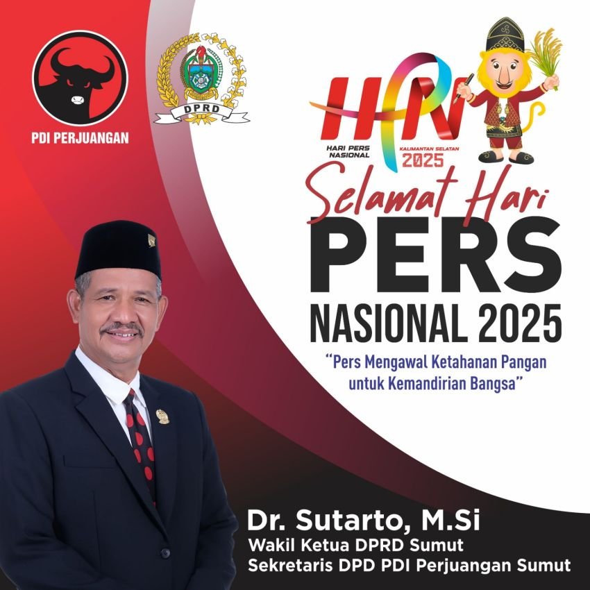 Sutarto Imbau Insan Pers Jadi Mitra Kritis dan Konstruktif Pemerintah