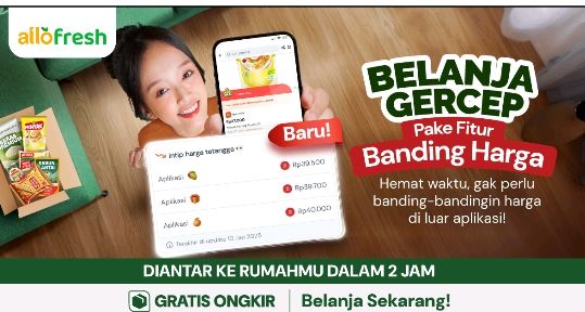 AlloFresh Luncurkan Fitur Banding Harga, Bantu Belanja Lebih Hemat!
