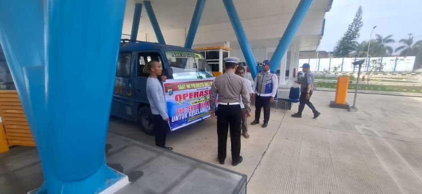 Satuan Lalu Lintas Polresta Deli Serdang, Laksanakan Sosialiasi Ops Keselamatan Toba 2025, Sat Lantas Polresta Deli Serdang