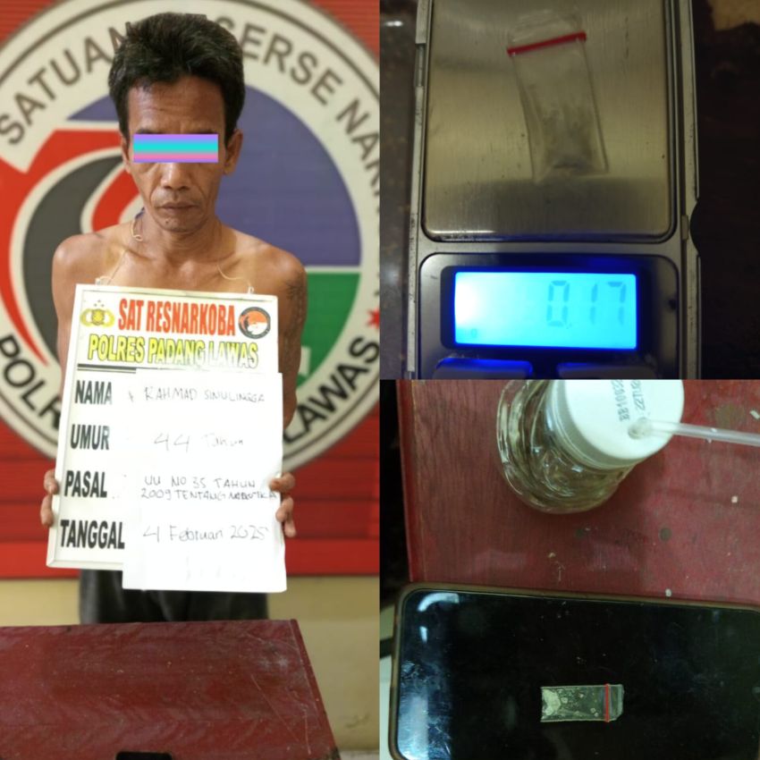 Pakai Sabu di Kebun Warga, Satu Tersangka Tak Berkutik saat dibekuk Satresnarkoba Polres Palas