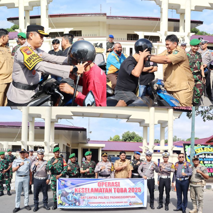 Pentingnya Tertib Berlalu Lintas Bagi Pengguna Jalan Tegas Kapolres AKBP Dr Wira Prayatna saat Pimpin Apel Keselamatan Toba 2025