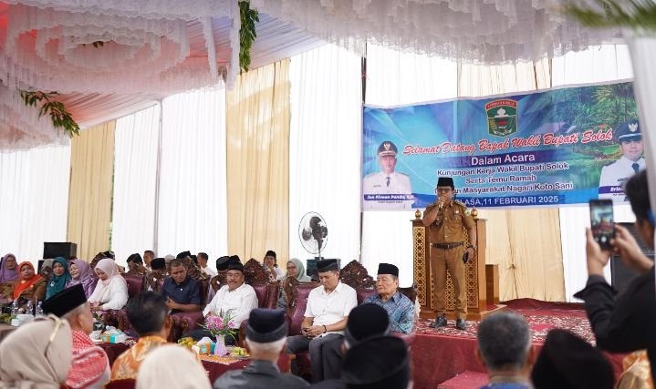 Kunjungan Kerja dan Temu Ramah Wabup Jon Firman Pandu di Nagari Koto Sani