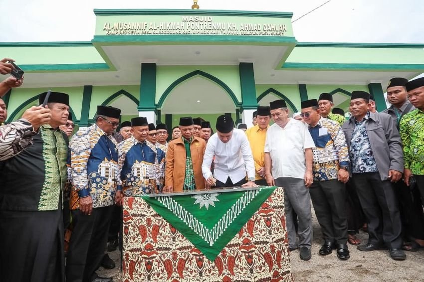 Masjid Al Musannif Al Hikmah Diresmikan di Pondok Pesantren KH. Ahmad Dahlan Sipirok, Ini Pesan Ijeck
