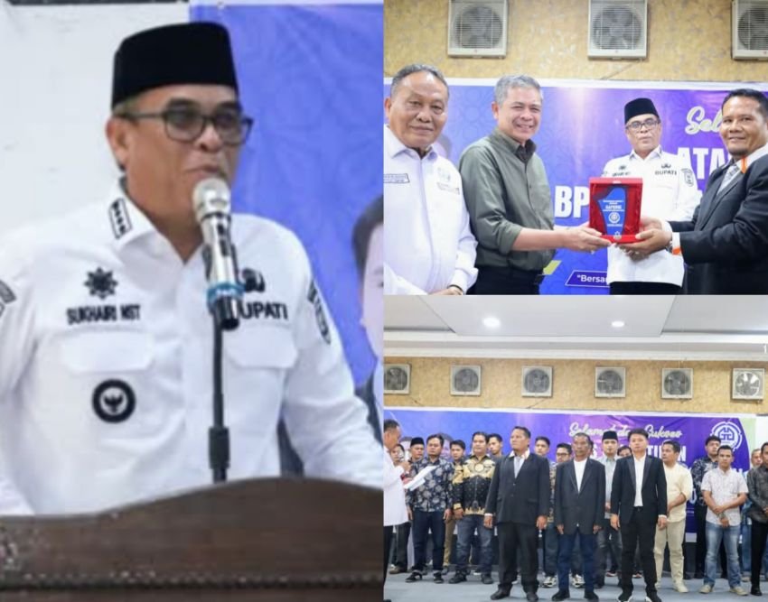 Bupati Madina Hadiri Pelantikan BPC Gapensi Periode 2025-2030, Sukhairi Nasution : Capai Tujuan Pembangunan Bermutu