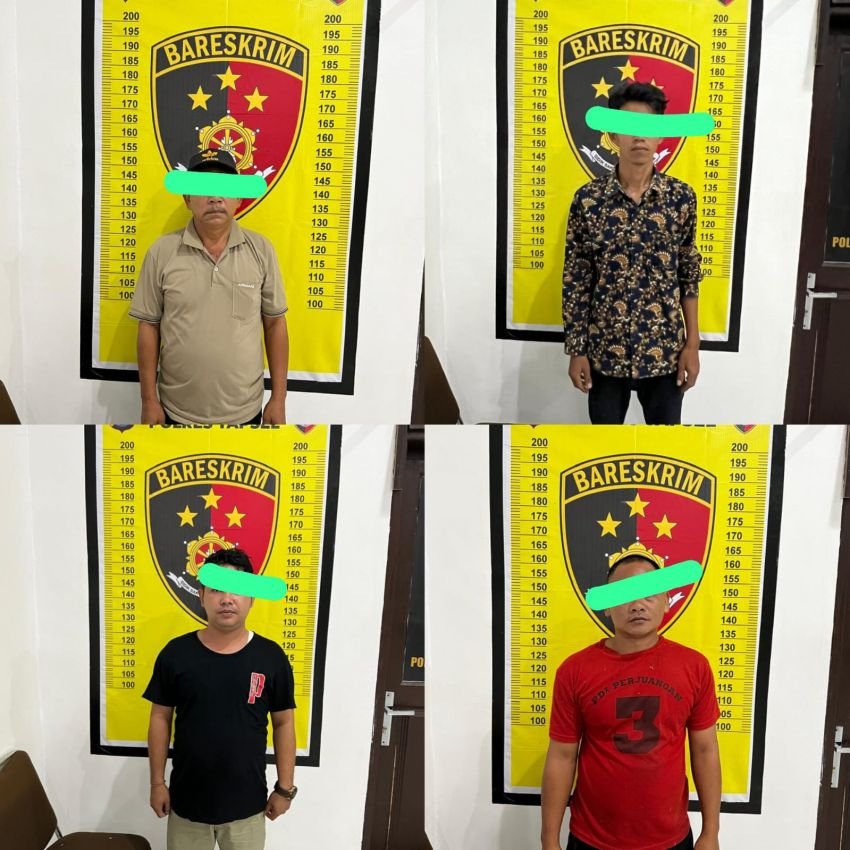 Polres Tapsel Ungkap Praktik Perjudian Tembak Ikan di Desa Purba Tua Batang Onang Paluta