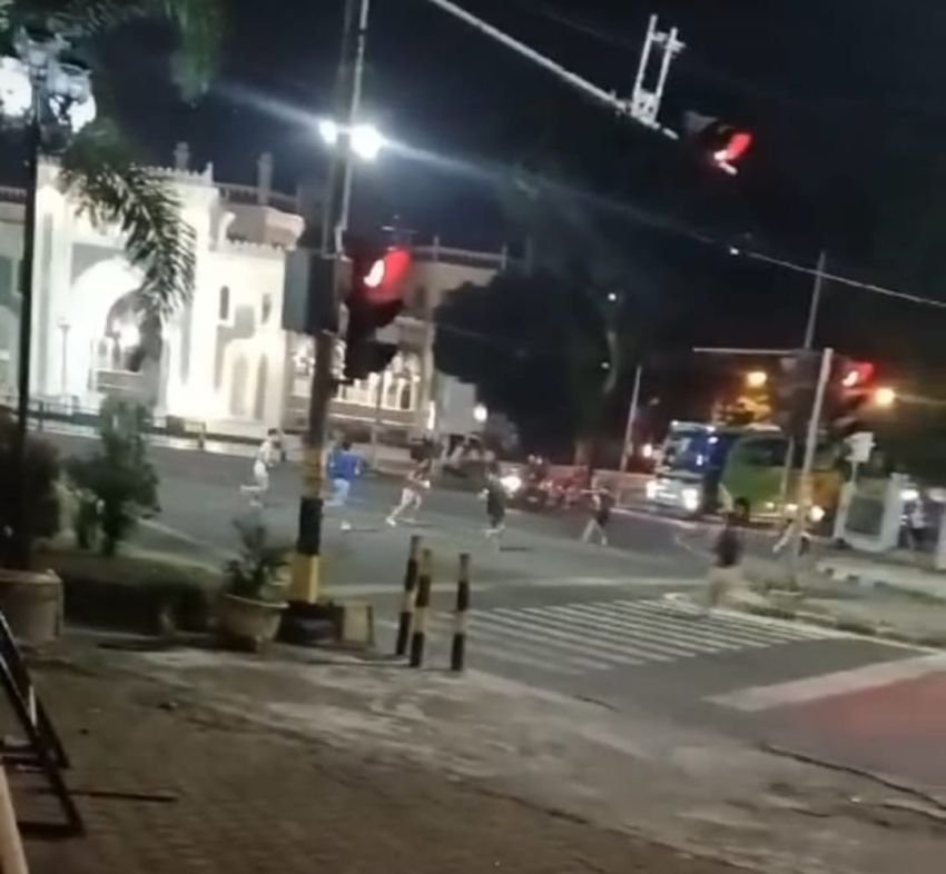 Polda Sumut Gencar Patroli Kelompok Pemuda Saling Serang di SM Raja