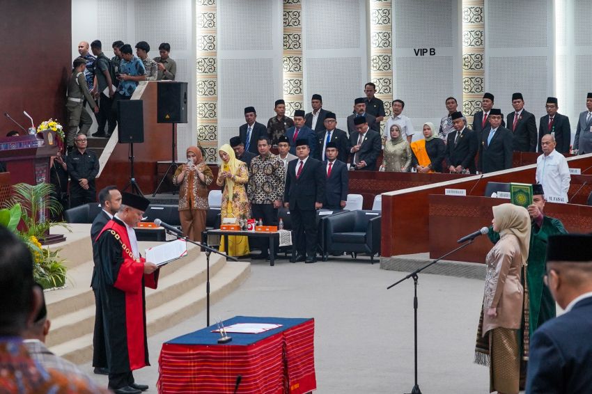 Pj Sekda Medan Hadiri Pelantikan Ketua DPRD Sumut