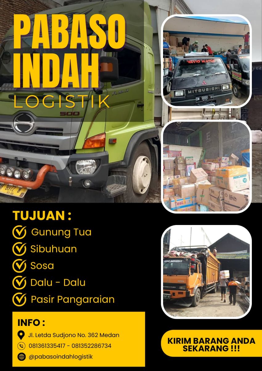 Pabaso Indah Logistik, Solusi Terbaik Jasa Pengiriman Barang dan Pindahan di Medan