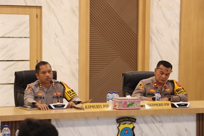 Polres Padangsidimpuan Gelar Lat Pra Ops Keselamatan Toba 2025,AKBP Wira Prayatna sampaikan Grafik Tingkat Kecelakaan