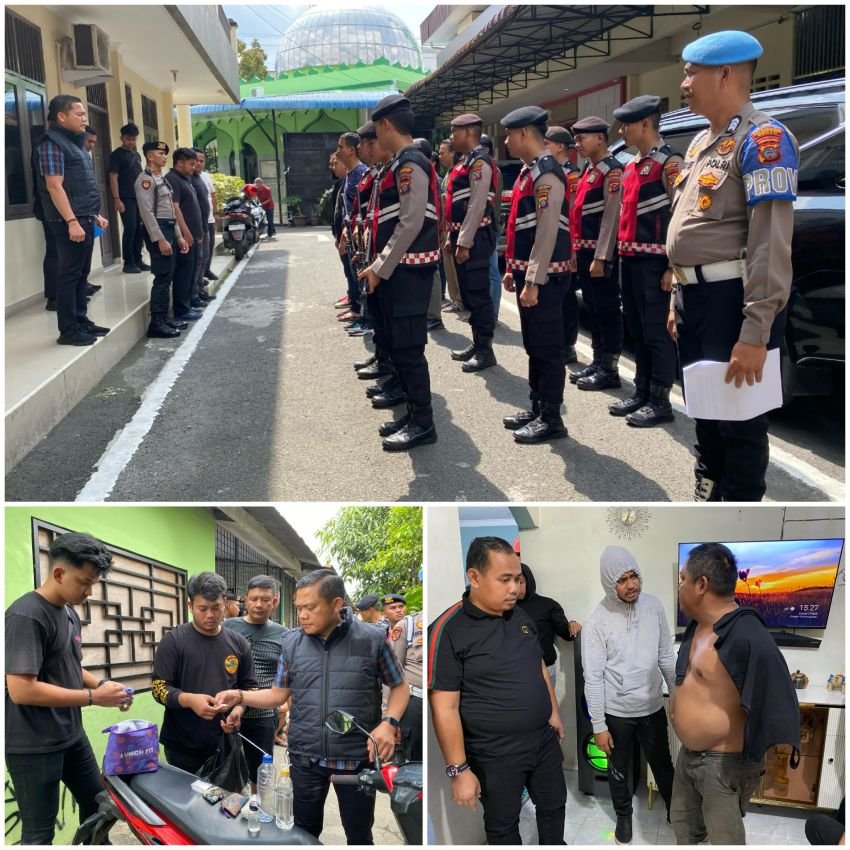 Markas Narkoba Kampung Lalang Digerebek, Bandar dan Kurir Juga Pengguna Diamankan