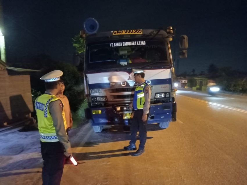 Antisipasi Kejahatan Jalanan, Kopel Putih Polresta Deli Serdang Patroli Malam Hari