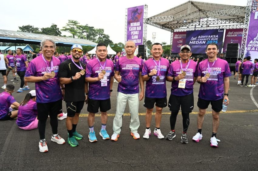 Ribuan Masyarakat dan Penyandang Disabilitas Ramaikan Adhyaksa Charity Run Medan 2025