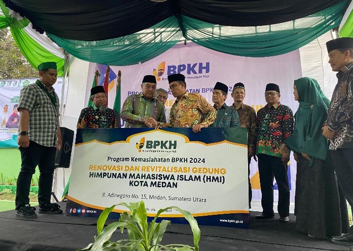 DT Peduli Sumut dan BPKH Resmikan Renovasi Gedung Insan Cita HMI Medan