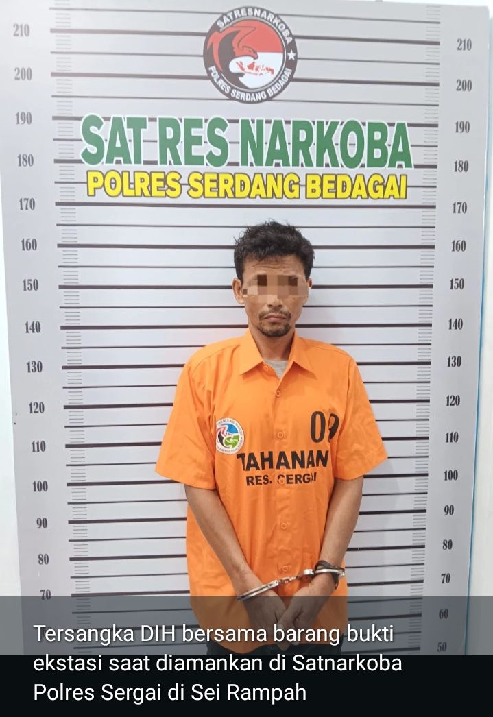 Undercover buy, Polres Sergai Ringkus Pengedar Ekstasi Asal Kota Medan