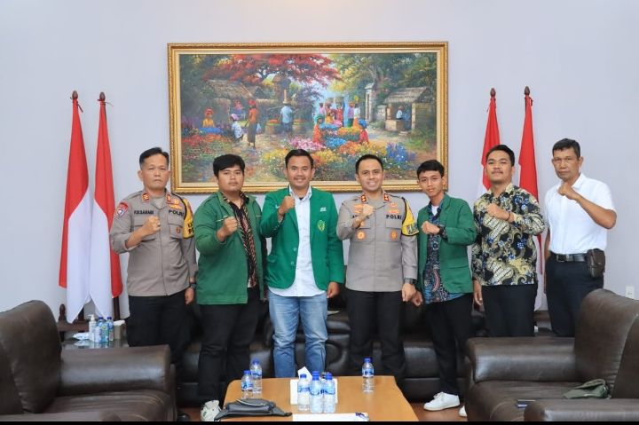 Kapolres Asahan Terima Silaturahmi PD Ikatan Pelajar Al-Washliyah Kabupaten Asahan