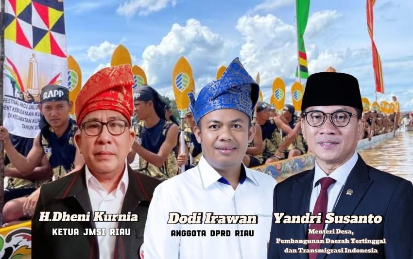 Kolaborasi Promosi Potensi Desa, Pacu Jalur di Inhu Warnai Puncak HUT ke-5 JMSI Riau, Menteri Desa Dijadwalkan Hadir