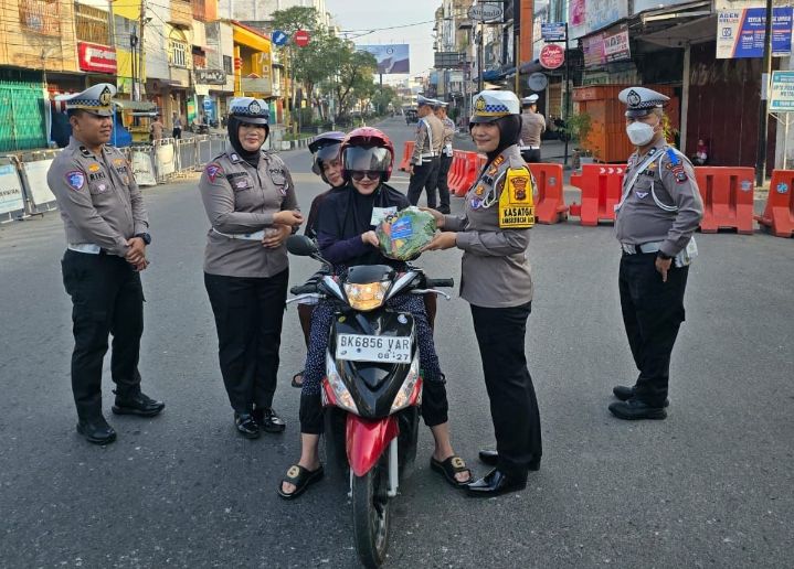 Satlantas Polres Asahan Terus Lakukan Optimalisasi Ops Keselamatan Toba 2025