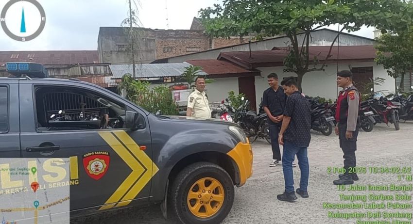 Sat Samapta Polresta Deli Serdang Tingkatkan Pengamanan Gereja Lewat Patroli Dialogis