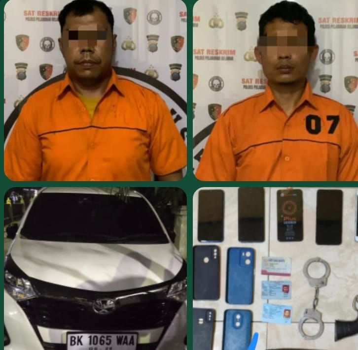Polres Pelabuhan Belawan Tangkap Dua Perampok Menyaru Polisi