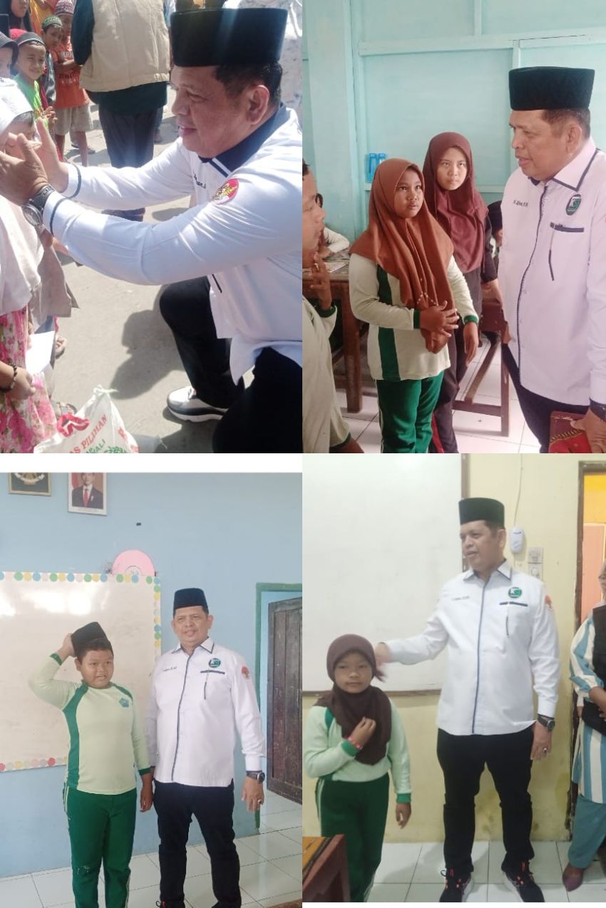Sang Pejuang Dhuafa Kunjungan ke Sekolah Temui Murid Yatim dan Piatu, H. Ikhwan Lubis : Mengingat Masa Lalu