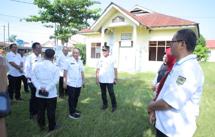 Wakil Bupati Asahan Tinjau Rencana Pembangunan Lokasi Balai Latihan Kerja