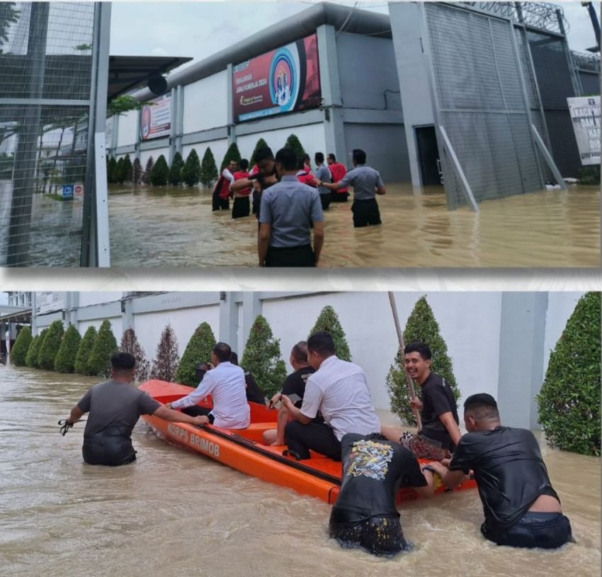 Tinjau Banjir Di Lapas Cikarang, Dirjenpas Pastikan Layanan Warga Binaan Tetap Berjalan