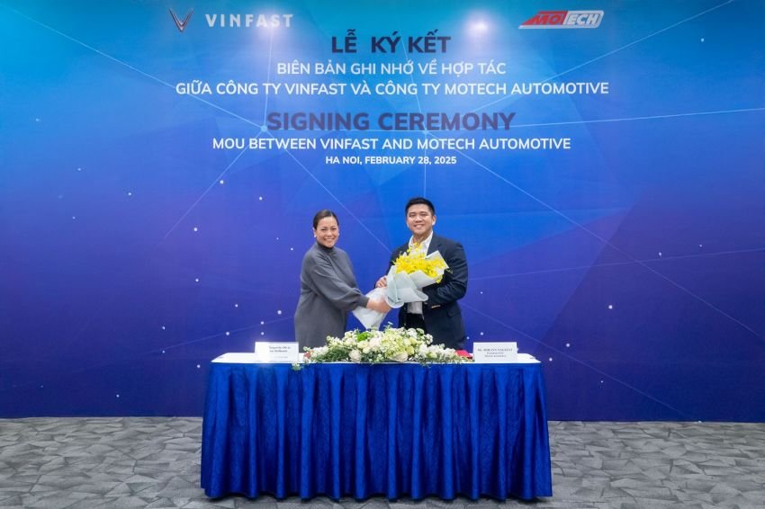 VinFast MOU dengan Motech untuk Memperluas Jaringan Bengkel Layanan di Filipina