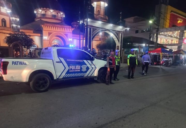 Polres Asahan Laksanakan Patroli Blue Light Jaga Sitkamtimbas di Bulan Suci Ramadhan 1446 H