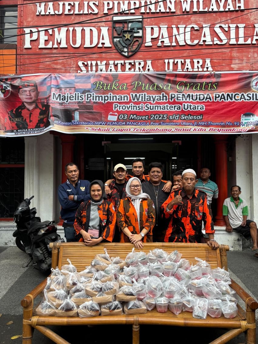 MPW Pemuda Pancasila Sumut Ajak Kader Berbuat Kebaikan di Bulan Suci Ramadhan, Bagi 100 Takjil Setiap Hari