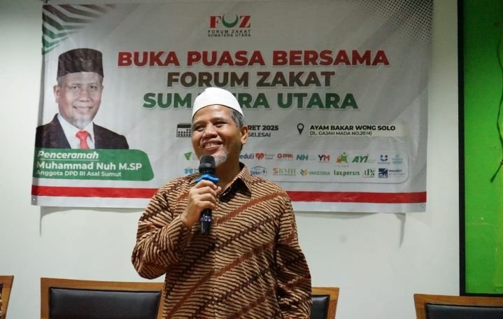 Buka Puasa Bersama FOZ Sumut, M. Nuh: Gerakan Zakat Adalah Peran Berbangsa