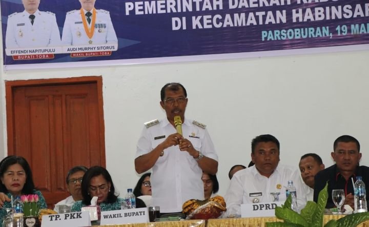Musrenbang Kecamatan Habinsaran, Wakil Bupati : Jangan Kecewa, Ada Pintu Lain Membangun Habinsaran