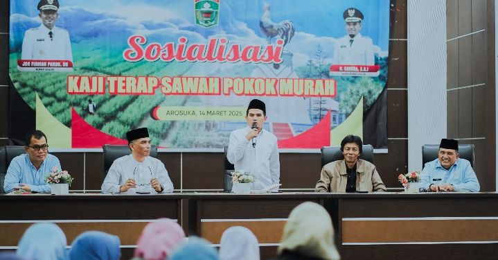 Serius Benahi Solok Wabup H. Candra datangkan lansung Ir. Djoni Penggagas Sawah Pokok Murah Untuk berbagi ilmu dengan Penyuluh pertanian Se kabupaten