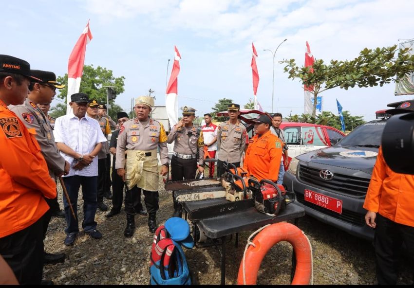 Kapolda Sumut Tinjau Pos PAM Idul Fitri di Sei Karang, Tekankan Sinergi dan Keselamatan Pemudik