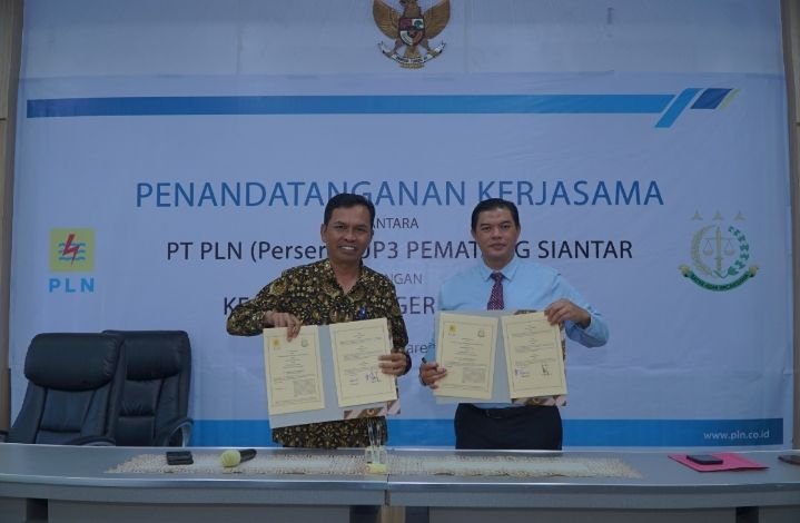 Perkuat Sinergi , PLN UP3 Pematangsiantar Tandatangani MOU Dengan Kejari Batubara