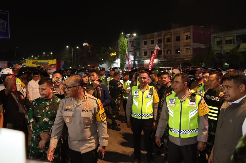 KBP Gidion Ucapkan Terima Kasih ke Masyarakat Kota Medan, Kegiatan Malam Takbiran Tertib dan Aman