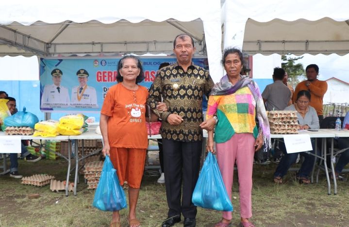 Pasar Murah di Borbor, Wakil Bupati Traktir Lansia