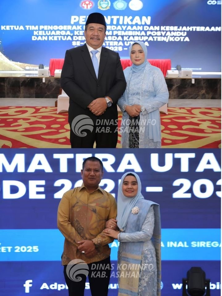 Yusnila Indriati Taufik di Lantik Jadi Ketua TP PKK, Posyandu dan Dekranasda Kabupaten Asahan