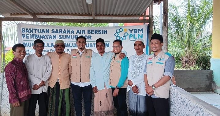 YBM PLN UIP SBU Hadirkan Sarana Air Bersih Bagi Warga Desa Perlis
