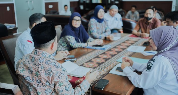 Wabup Solok Terima Kunjungan Kepala Balai Prasarana Pemukiman Wilayah Sumbar dan PPK Air Minum Satker Pelaksanaan Prasarana Pemukiman Provinsi Sumbar