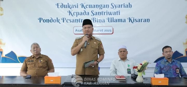 Wakil Bupati Asahan Buka Edukasi Pasar Modal Syariah Di Pesantren Bina Ulama Kisaran