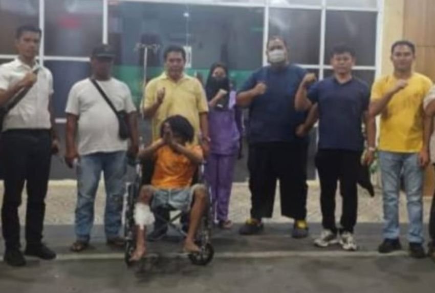 Terekam CCTV Residivis Pembobol Kantor Asuransi di Jln Asia Ditembak Polisi.