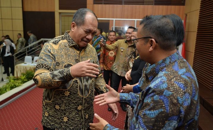 Bupati Asahan Hadiri Serah Terima Jabatan Kepala BPK Perwakilan Provinsi Sumut