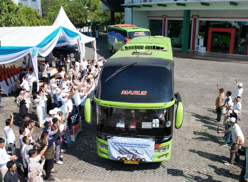 Senyum Bahagia 1.020 Peserta Mudik PTPN IV PalmCo ke Berbagai Kota di Indonesia