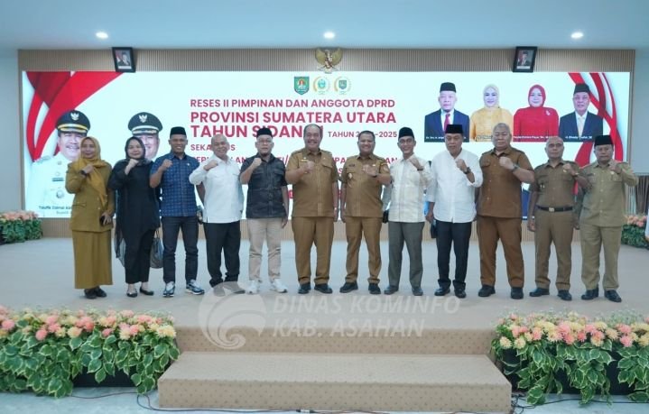 Bupati Dan Wabup Asahan Terima Reses II Pimpinan beserta Anggota DPRD Sumut