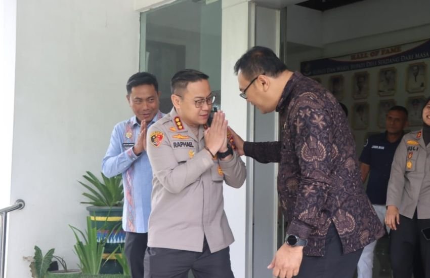 Tingkatkan Sinergitas, Kapolresta Deli Serdang Kunjungan Ke Kantor Bupati Deli Serdang