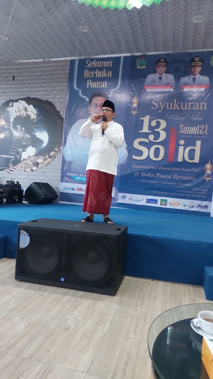 HUT ke 13 Sumut24, Ustadz KH Hambali SH: Tiga Syarat Agar Suatu Bangsa dan Negara Maju