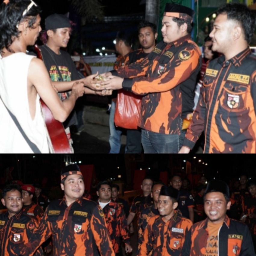 SAPMA Pemuda Pancasila Sumut Bagikan Sembako dan Gelar Sahur On The Road di Padangsidimpuan, M. Firman Shah : Setiap Kebaikan akan Mendapatkan Pahala