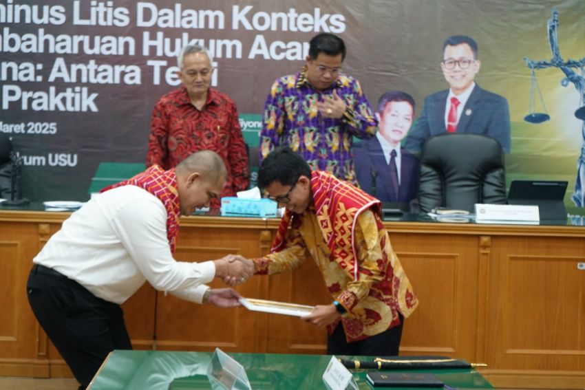 Dr. Asepte Gaulle Ginting Perjuangkan Pembaruan KUHAP Lewat Seminar Nasional di USU