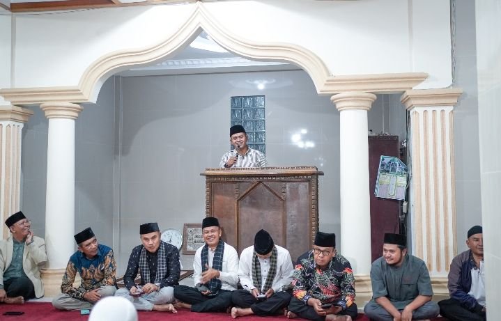 Bupati Solok Jon Firman Pandu Pimpin TSR Kunjungi Mesjid Nurul Aqsa Jorong Galagah Nagari Alahan Panjang